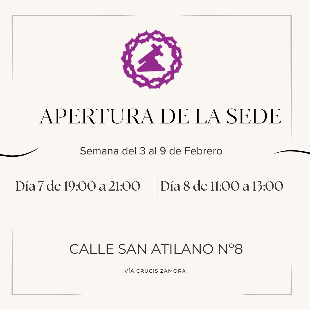 Apertura de la sede semana del 3 al 9 de Febrero