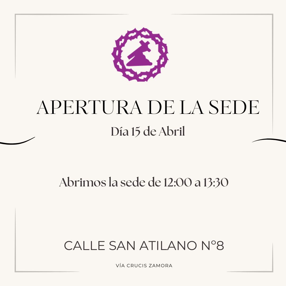 Apertura de la sede martes 15 de abril